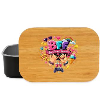 BFF Best Friends Forever - Lunch Box - black - Front