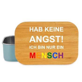 Nur ein Mensch - Lunch Box - Hellblau - Vorne