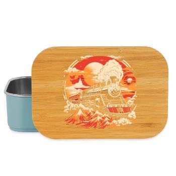 Railroad - Lunch Box - light blue - Front