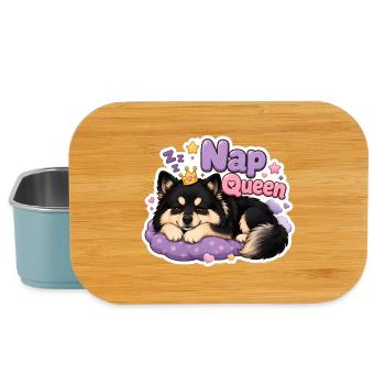 Reine de la sieste Lapphund finlandaise - Boîte à goûter - bleu pâle - Devant