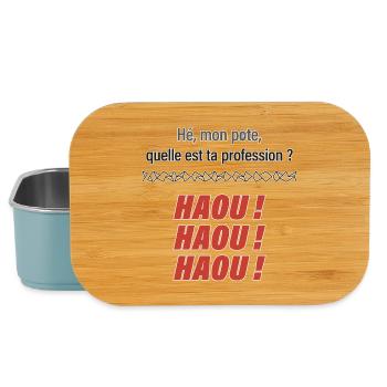 Pote Pro Haou Humor - Boîte à goûter - bleu pâle - Devant