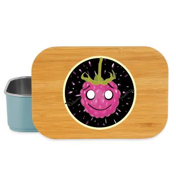 Kuschelhimbeere im Kosmos - Lunch Box - Hellblau - Vorne