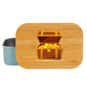 Schatztruhe - Lunch Box - Hellblau - Vorne