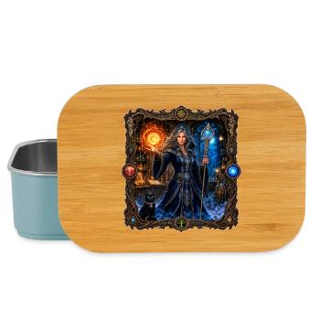 sorcière - Boîte à goûter - bleu pâle - Devant