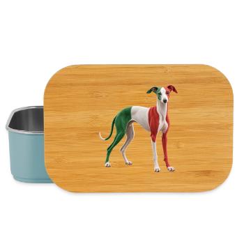 Italienischer Windhund - Lunch Box - Hellblau - Vorne