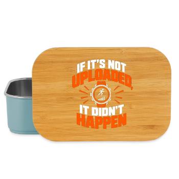 Wenn es nicht hochgeladen wird, ist es nicht passiert, Shirt - Lunch Box - Hellblau - Vorne