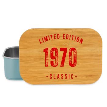 Limited Edition 1970 Retro Design - Lunch Box - light blue - Front