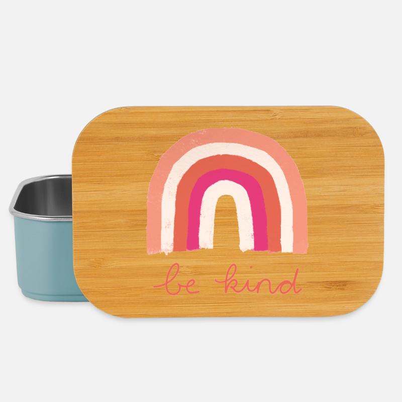 Be Kind Rainbow - Lunch Box - light blue
