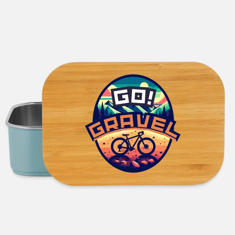 Balade en gravier GO - Boîte à goûter - bleu pâle