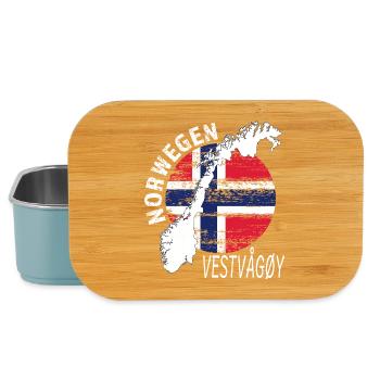 VESTVÅGØY - Lunch Box - light blue - Front