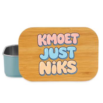 Kmoet just nothing, Dialecte anversois Chemises - Boîte à goûter - bleu pâle - Devant