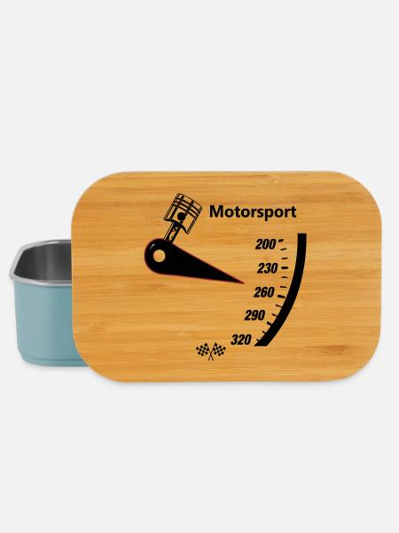 Compteur de vitesse pour sport automobile - Boîte à goûter - bleu pâle