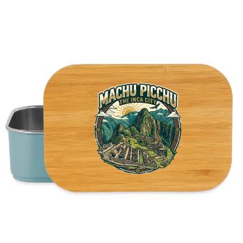 Machu Picchu Inca City - Lunch Box - light blue - Front