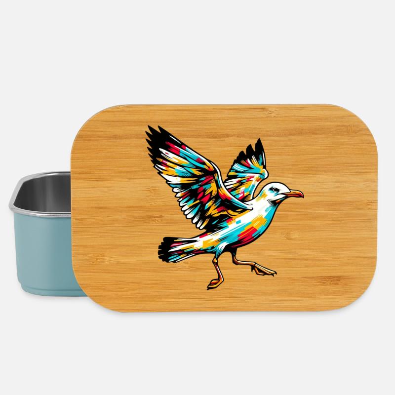 Möwe - Lunch Box - Hellblau