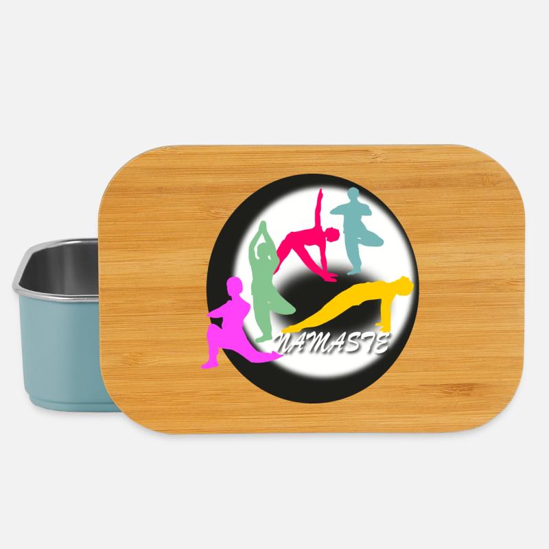 Yoga Logo - Lunch Box - Hellblau