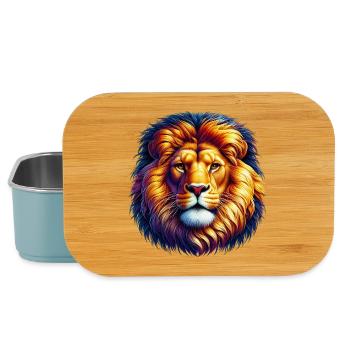 Lion - Lunch Box - light blue - Front