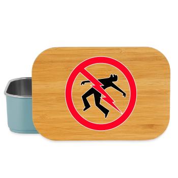 Blitz-Warnung - Lunch Box - Hellblau - Vorne