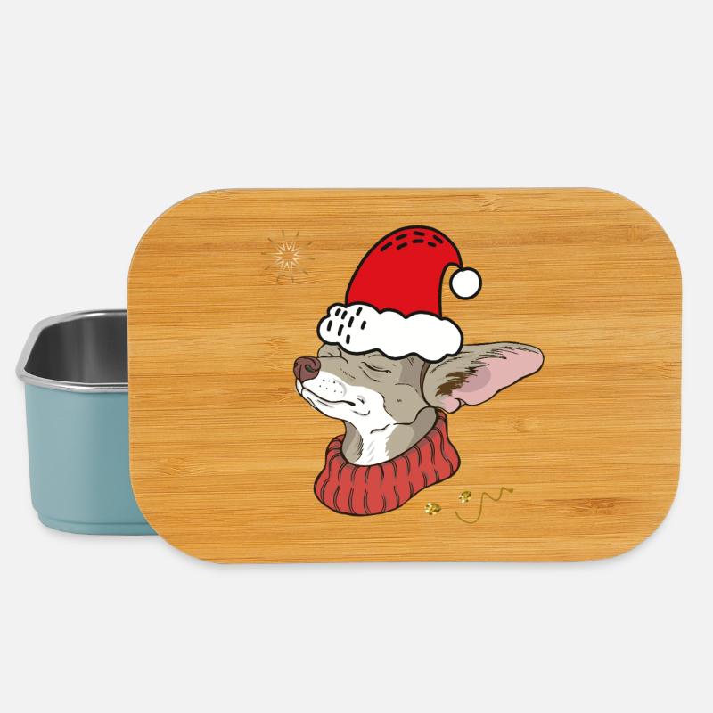 Ugly Christmas Moose - Lunch Box - light blue