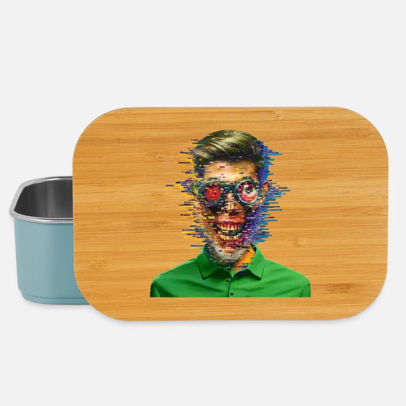 I'M JUST A GLITCH - geek & scifi - Lunch Box - light blue