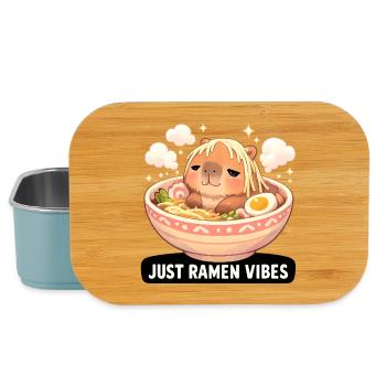 Capybara mit Ramen Vibes - Lunch Box - Hellblau - Vorne