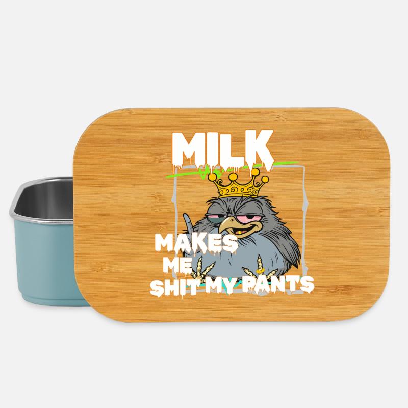 King Sparrow – Das ehrlichste Shirt für echte Type - Lunch Box - Hellblau
