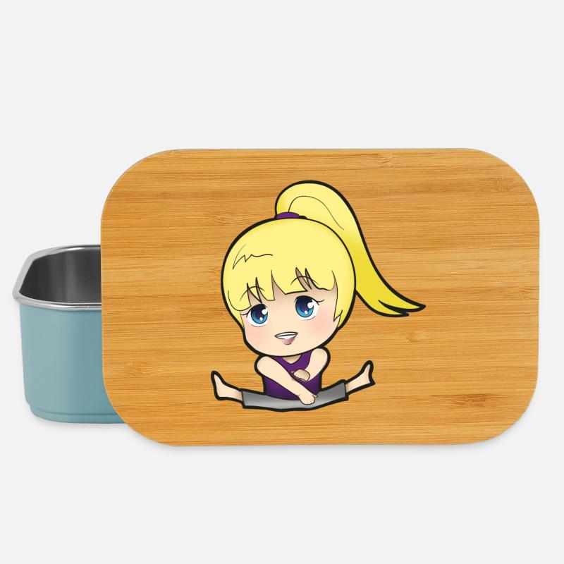 Chibi Anime Manga Splitkick - Lunch Box - Hellblau