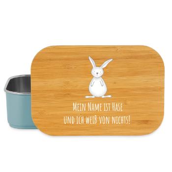 Mein Name ist Hase - Lunch Box - Hellblau - Vorne