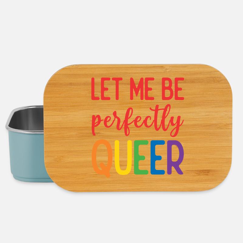 Pride Month - Lass mich perfekt queer sein - Lunch Box - Hellblau
