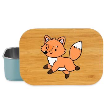 Fuchs Füchse - Lunch Box - Hellblau - Vorne