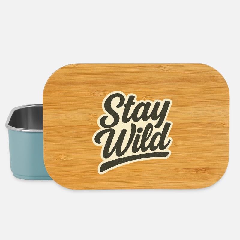 Stay_wild - Boîte à goûter - bleu pâle