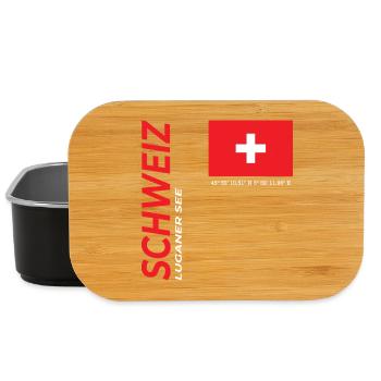 Luganer See - Lunch Box - Schwarz - Vorne