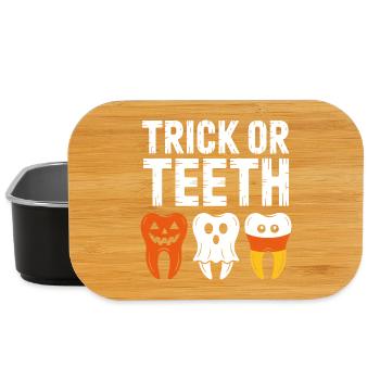 Trick or Teeth Halloween Tee - Lunch Box - black - Front