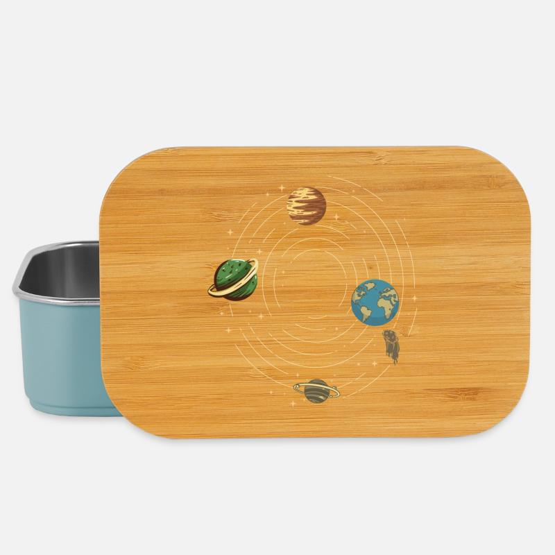 Planeten - Lunch Box - Hellblau