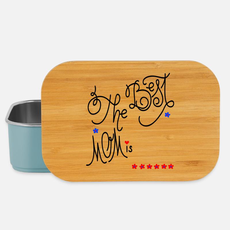 the best Mom, Muttertag - Lunch Box - Hellblau