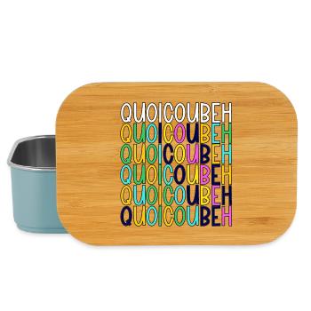 WhatCouBeH Regenbogen-Gitter - Lunch Box - Hellblau - Vorne