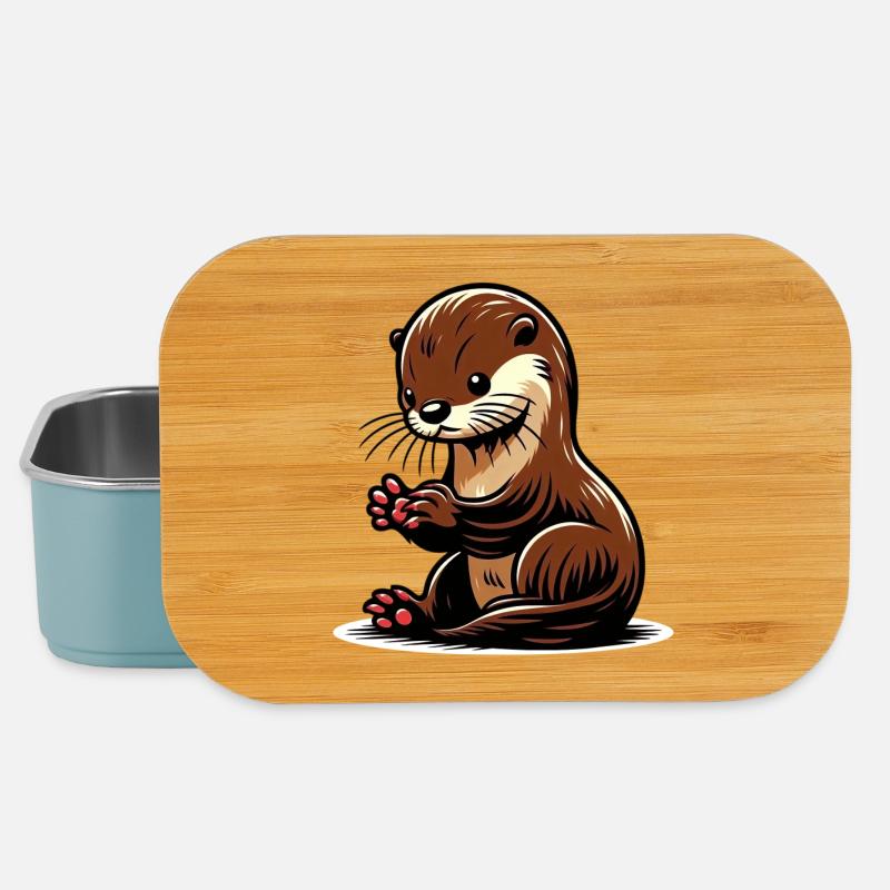 Otter - Lunch Box - light blue