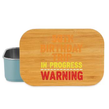50th Birthday Trip in Progress T-shirt - Lunch Box - light blue - Front