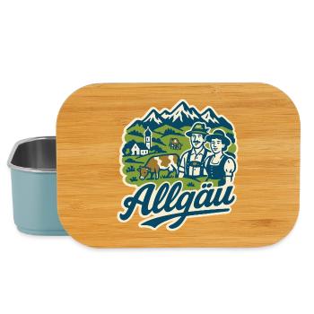 Allgäu Alpen Landschaft - Lunch Box - Hellblau - Vorne