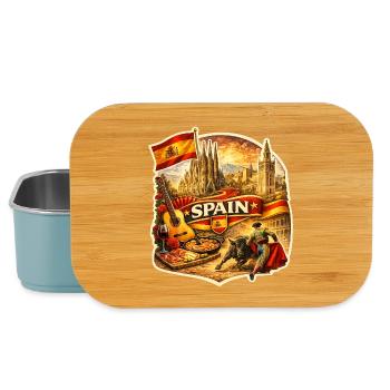 Spaniens Kulturerbe-Kollege - Lunch Box - Hellblau - Vorne