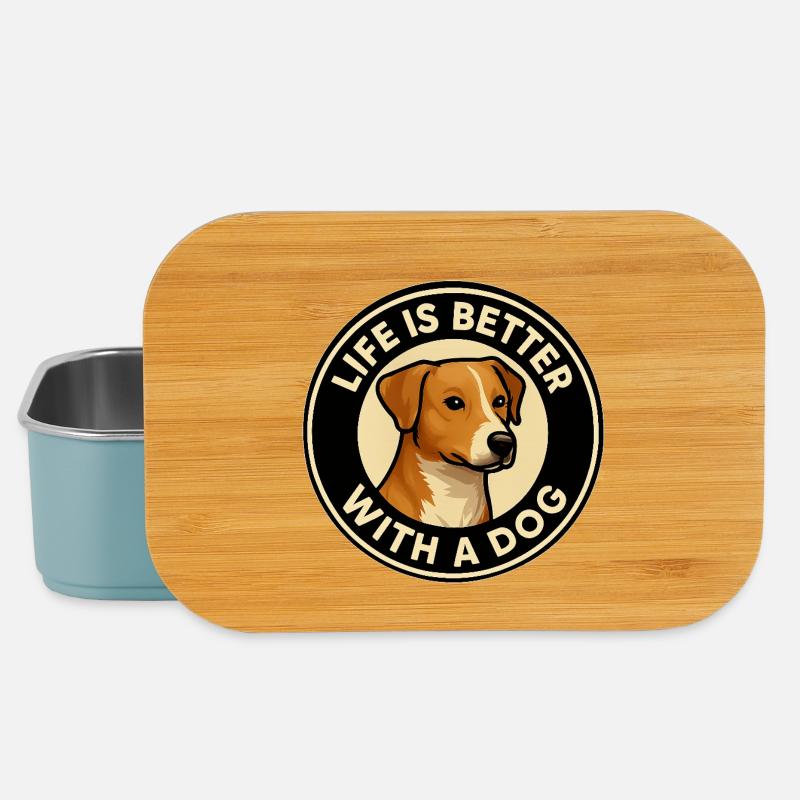 Life is better with - Lunch Box - Hellblau