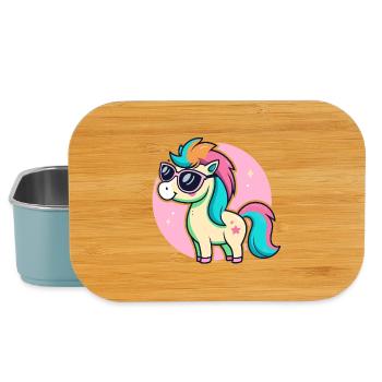 Rainbow Pony Glam Glasses - Lunch Box - light blue - Front