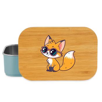 Fox Cub Glam Cool Glasses - Lunch Box - light blue - Front