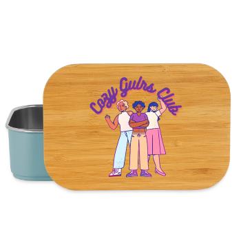 Cozy Girls Club Warm Aesthetic Girl Power - Lunch Box - Hellblau - Vorne