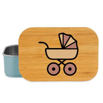 Kinderwagen Baby Boho Icon - Lunch Box - Hellblau - Vorne