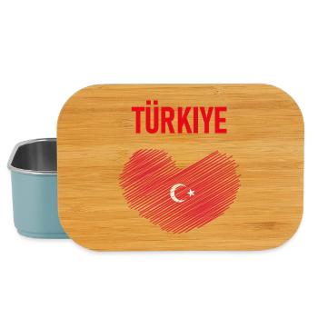 TÜRKEI TÜRKIYE TÜRKISCHE Europa Sport Fan - Lunch Box - Hellblau - Vorne