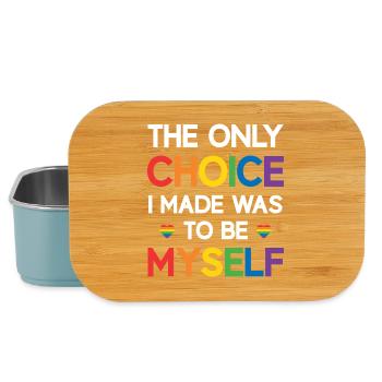LGBT Pride Month - The Only Choice I Made Was To B - Lunch Box - light blue - Front