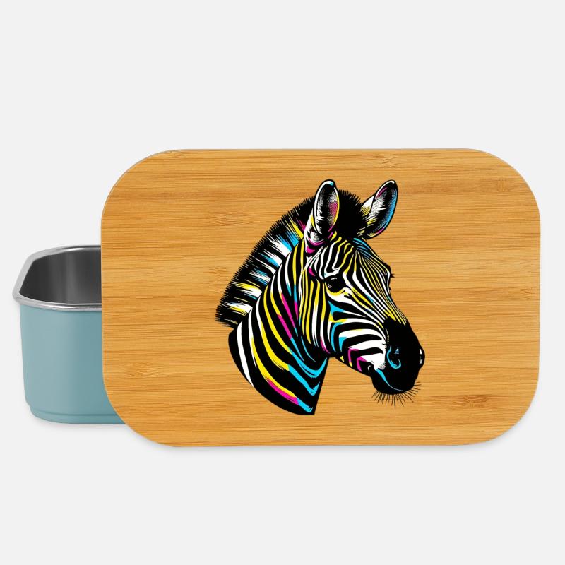 Zebra - Lunch Box - Hellblau