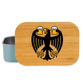 Germany Beer Federal Eagle - Lunch Box - light blue - Front