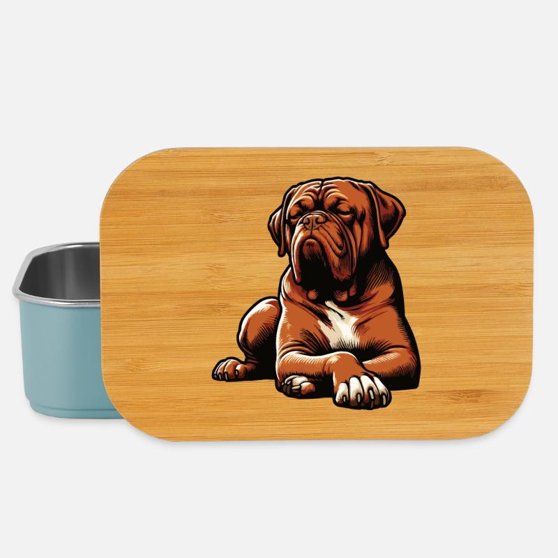 Mastiff de Bordeaux Propriétaire du Mastiff de Bordeaux - Boîte à goûter - bleu pâle