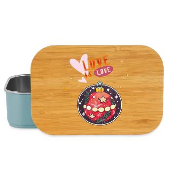 Weihnachtskugel - Lunch Box - Hellblau - Vorne